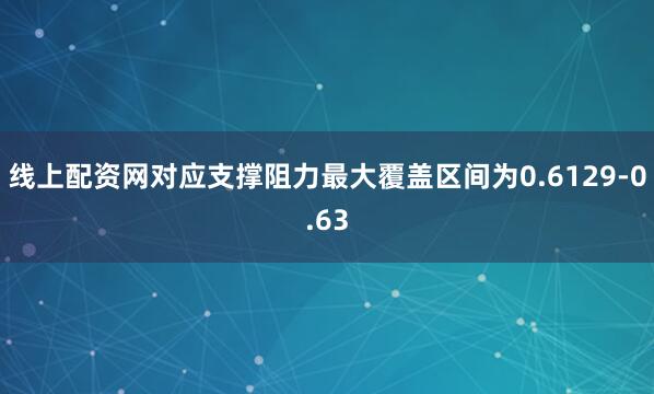 线上配资网对应支撑阻力最大覆盖区间为0.6129-0.63