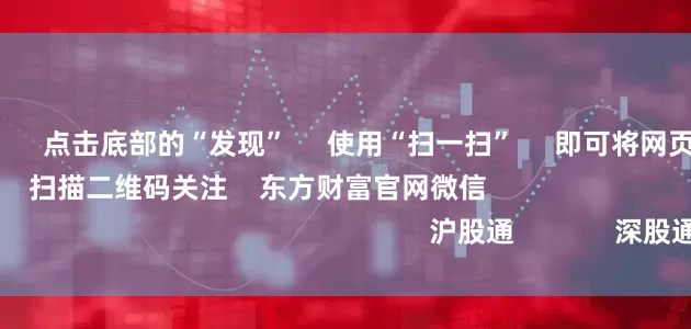 场外股票配资      点击底部的“发现”     使用“扫一扫”     即可将网页分享至朋友圈                            扫描二维码关注    东方财富官网微信                                                                        沪股通             深股通             